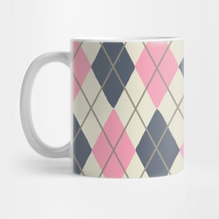 Argyle Pattern (PINK) Mug